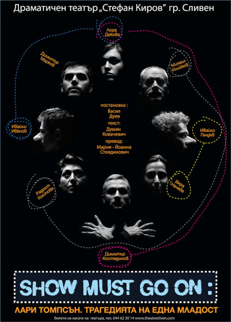 THE SHOW MUST GO ON: ЛАРИ ТОМПСЪН.ТРАГЕДИЯТА НА ЕДНА МЛАДОСТ - постановка в  Драматичен театър 